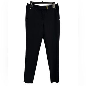 NWT H&M‎ black skinny pants gold  womens size 8.